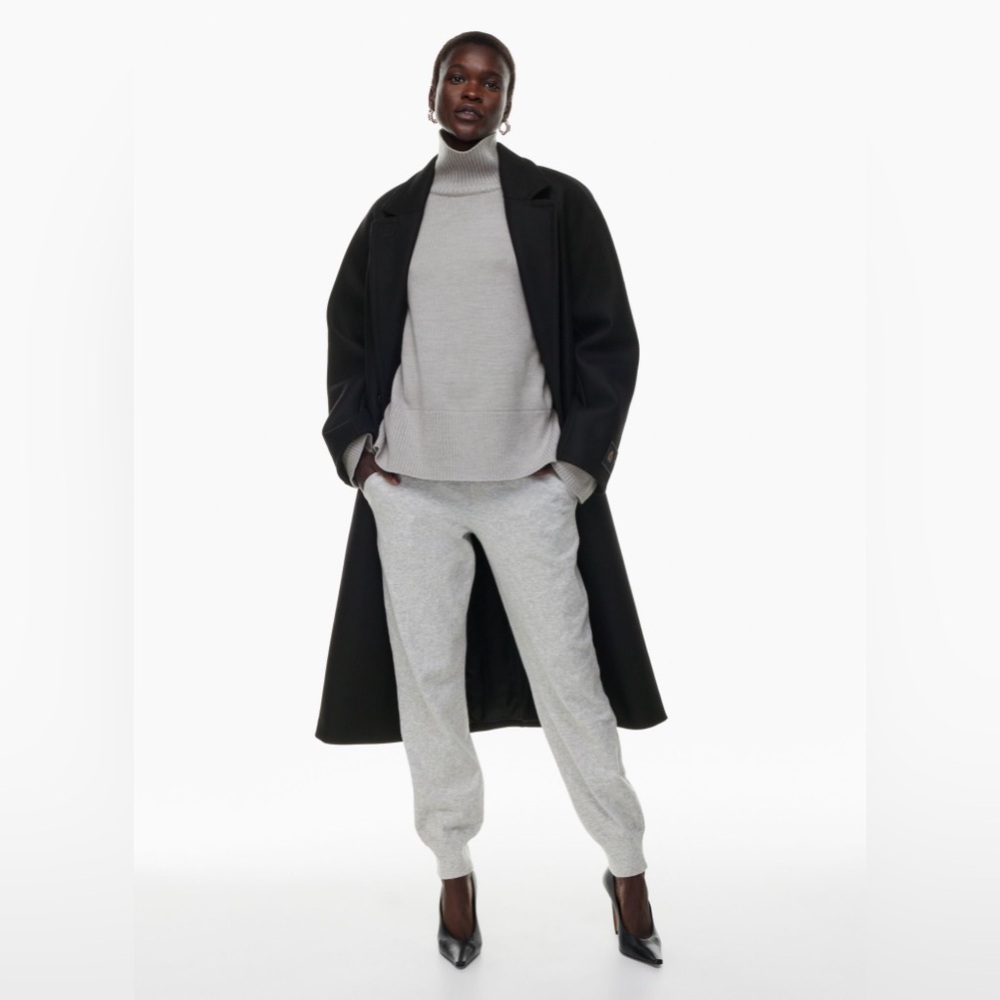 NWT Aritzia Babaton Rodin Jogger heather light grey XL - Picture 3 of 9